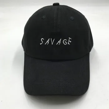 Výšivky SAVAGE Baseball Čepice Unisex Hip Hop Rapper Cap Nastavitelná Bavlna Snapback Hat Módní Kpop Táta Klobouk, Ženy Gorras