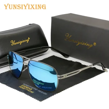 YUNSIYIXING Pánské sluneční Brýle Polarizované Čočky Driving Vintage Sluneční Brýle Luxusní Povlak Zrcadla Muži/Ženy Brýle gafas de sol 964
