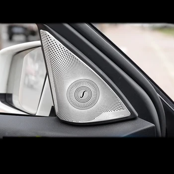 Car styling Dveře Audio Reproduktor flitry Kryt Čalounění 3D nálepka pro Mercedes Benz Třídy C C180 C200 W204 2008-Accessori