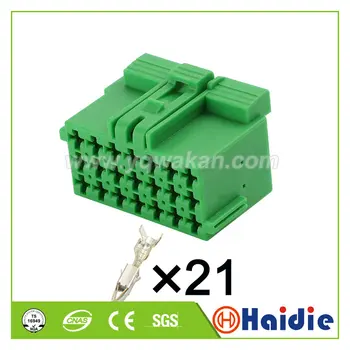 2set auto 21pin plastové pouzdro konektor 967635-1 drátu elektrický kabel konektor 1-967625-4