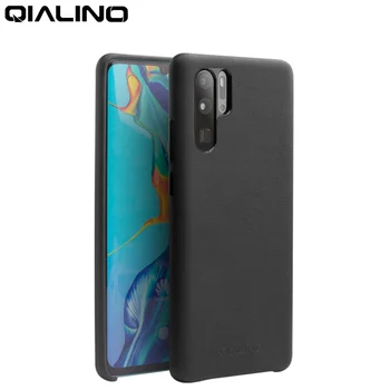 QIALINO Luxusní Pravé Kůže Zadní Kryt pro Huawei P30 Čistě Ruční práce Ultra Tenký Telefon Pouzdro pro Huawei P30 Pro 6.47 cm
