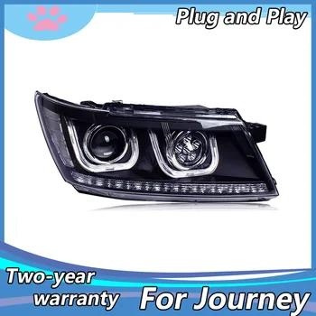 Car Styling Hlavy Lampa pro Dodge Journey JCUV Světlomety Freemont LED Světlomet H7 D2H Hid Možnost Angel Eye Bi Xenonové Světlo