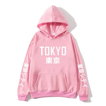 2019 Nové Příjezdu Japonsko Harajuku Mikiny Tokyo City Tisk Svetr Mikina Hip Hop Streetwear Muži/Ženy S Kapucí Sweatshir