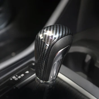 Carbon fiber Auto Gear Shift Knob Gear Kryt Hlavy Případ, Trim Pro Mazda 3 Axela 2019 2020 Příslušenství