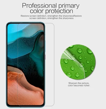 Pro Xiaomi Poco F2 Pro Screen Protector NILLKIN Vymazat/Matné Anti-otisků prstů Měkké PET Ochranná Fólie pro PocoPhone F2 Pro