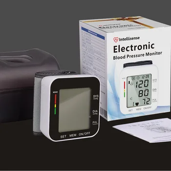Automatické Náramkové Digitální Monitor Krevního Tlaku Zdravotní Péče Německo Čip, Tonometr, Měřič pro Měření a tepová Frekvence Hot Prodej