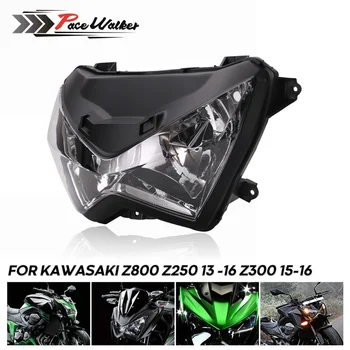 Motocykl Světlomet Světlometů Head Light Lampa Montáž Pro Kawasaki Z300 2016 Z800 Z250 2013 -2016