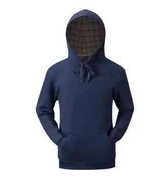 Podzimní a zimní plus sametová mikina reklamní tričko s kapucí kolem krku
