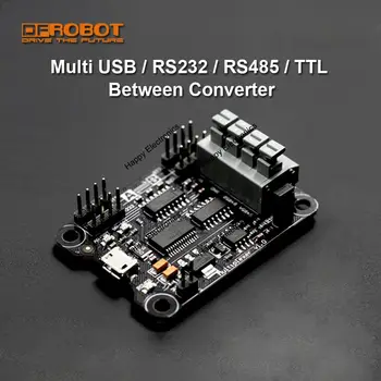DFRobot Originální Multi USB/RS232/RS485/TTL rozhraní mezi Měničem Napájení 3.3 V na 5V s LED Napájení