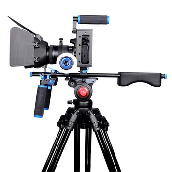 Yelangu DSLR Rig Fotoaparát Cage Kit Ramenní Stabilizační Systém Video Souprava Pro Canon 5D Mark III IV 6D 7D Nikon D7200 Sony A7 GH5 GH4