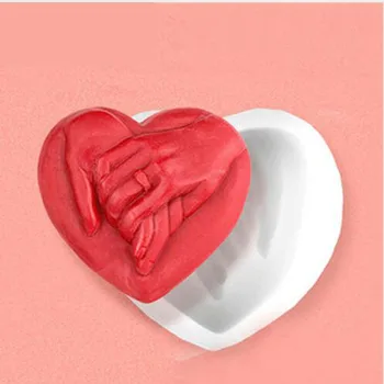 PRZY silikonové Romantické DIY Valentine 's Den dárek ručně vyráběné mýdlo, svíčka, dort dekorace formy