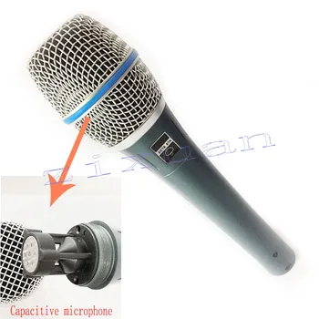Beta87 c, nejvyšší kvality beta87a skutečný kondenzátor kapsle wired karaoke sólový zpěv fázi žít kondenzátorový mikrofon