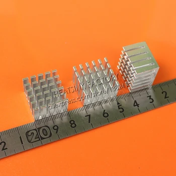 (10pcs/lot) nové 20x21x15mm Hliníkový chladič IC chladič chladič pro IC chladič chlazení čipu