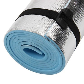 Extra Silné Kempování, Piknik Podložka Yoga Mat Spací Venkovní Matrace Fitness Mat (Modrá, Stříbrná)