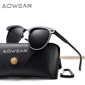 AOWEAR 2019 Luxusní Polarizační Brýle Ženy Značky Návrhář Punk Zrcadlové Sluneční Brýle Módní Lady Odstíny Gafas Oculos De Sol