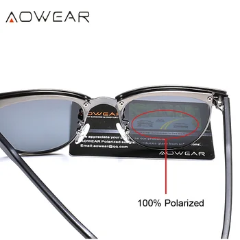 AOWEAR 2019 Luxusní Polarizační Brýle Ženy Značky Návrhář Punk Zrcadlové Sluneční Brýle Módní Lady Odstíny Gafas Oculos De Sol