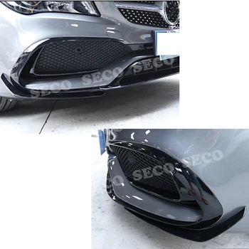 Pro Benz W117 Uhlíkových Vláken/ABS Přední Nárazník Ret Spoiler Rozbočovače Canards Otvory Pro Mercedes Benz CLA Třída AMG CLA45 2016-2019