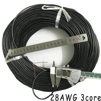 UL2464 28 AWG 2 3 4 5 7 8 9 základní kabel pro USB Myš, Klávesnice Drát 10m DIY PVC kabel, Měkké pouzdro line Ovládací Drát doprava Zdarma