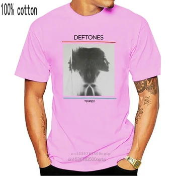 Deftones Tempest Grey T-Shirt Nové Kapele Hudba Dospělé S Krátkým Rukávem Tee Shirt