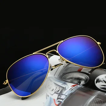 Značka Unisex Klasické Designer Muži Brýle Polarizované Čočky Mirror Vysoce Kvalitní Módní Povlak Sluneční Brýle Pro Muže, Ženy