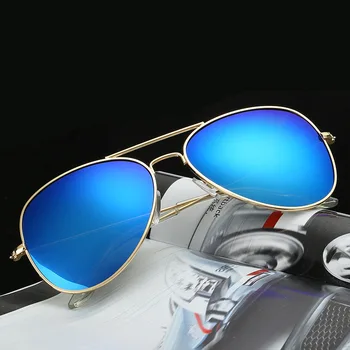 Značka Unisex Klasické Designer Muži Brýle Polarizované Čočky Mirror Vysoce Kvalitní Módní Povlak Sluneční Brýle Pro Muže, Ženy