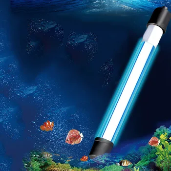 Akvarijní UV Sterilizátor, Uv Germicidní lampy, UV lampy pro Odstranění Řas + Pachu + Čistá Zelená Voda pro ryby nádrž