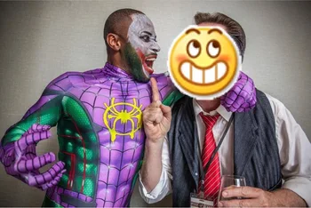 Miles Morales Joker Cosplay Lycra Spandex 3D Tisk Halloween Kostým Cosplay Kombinézu Superhrdina Kostým Zentai plavky