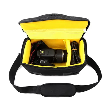 DSLR Camera Bag Vodotěsné Ramenní Pouzdro Pro Nikon D5300 D3400 P900 B700 D7200 D3300 D7500 D5200 D5600 D90 D810 D3200 D7100 D800