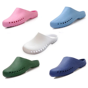 Laboratoř Pantofle EVA Chirurgické Přezůvky Muži Ženy Dřeváky Non-slip Salon Jednotné Sandál Boty, Pracovní Oblečení Anti-slip přezůvky