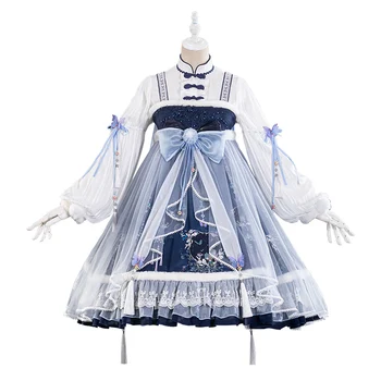 Uwowo Originální Design Iluzorní sen Lolita Šaty, Ženy Šaty Princezny Dívka Halloween Kostým Pro Dívky