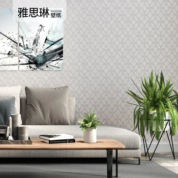 Kvalitní Nordic zeď papír, čisté barvy, 3D stereo mříž tapety domova obývací pokoj ložnice moderní minimalistický hotel