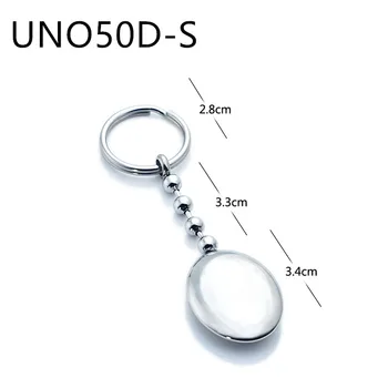 Přívěšek na klíče Kroužek na Klíče klíčenka Stříbrná Vejce Degsin Rozdělit Klíčenky Klíčenka Šperky Velkoobchod DIY UNO50D