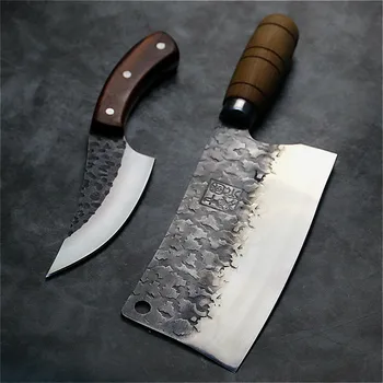 PEGASŮ JapaneseHigh uhlíkové oceli, kování nůž ručně vyrobený kuchař tang, plátky s kuchyňský nůž, řeznický nůž