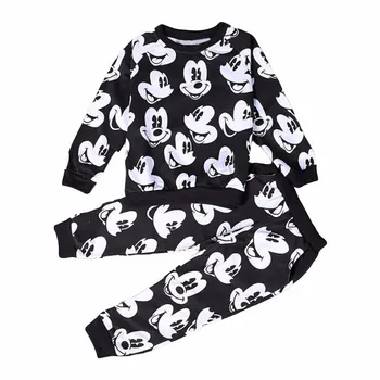 Chlapci Dívky Soupravy Oblečení Módní Mickey Minnie Baby boy T-shirt+Kalhoty Oblek 2ks Oblečení, Děti, Sport, Oblek Pro Děti Oblečení Set