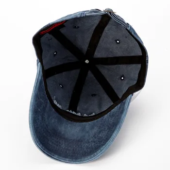Vysoce Kvalitní Prané Bavlny Baseball Cap Casquette Muži Snapback Cap Hat Pro Muže Značky Kostní Vintage Špatný Den Pro Vlasy Nastavitelná Čepice
