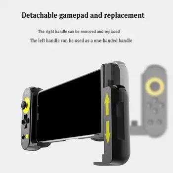 PG-9167 Dvojitý Trn Úsek Bezdrátový Bluetooth Ovladač PUBG Joystick Gamepad Mobilní Telefon Pro Android IOS Telefon