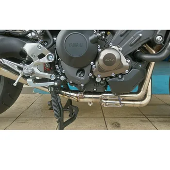 Kompletní Výfukový Systém Motocyklu MT09 FZ09 Tracer Odkaz Připojit Trubky Pro Yamaha MT 09 MT-09 FZ 09 FZ-09 2016 2017 2018