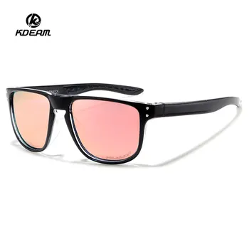KDEAM Všichni Fit Odolné Unisex Polarizační sluneční Brýle Značky Design, Módní Odstíny UV400 Fantazie Klasické Sluneční Brýle lentes S Box