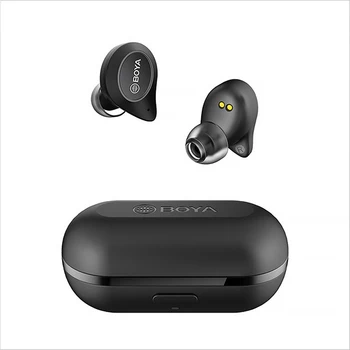 BOYA BY-AP1 Bluetooth 5.0 Bezdrátové Sluchátka Pravda Bezdrátová Stereo TWS Headset Noise Cancel Vodotěsné Sluchátka