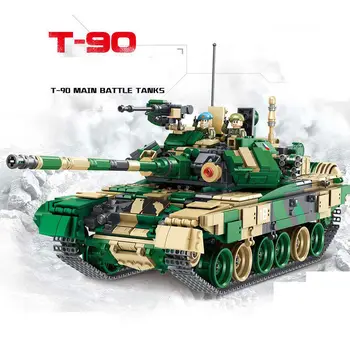 NA SKLADĚ společnosti DHL Panlos 632002 1399Pcs 632003 632005 Vojenského Tanku Typ 99 Hlavní Bitevní Tank Stavební Bloky, Cihly Tanky Model