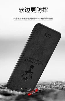 Huawei Honor 8 Případě,ALIVO Kreslený jelen Vinobraní tkaniny Tkaniny Vybavené Pouzdro+Soft edge TPU pro huawei honor 8 lite p8 lite kryt 2017