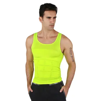Nový styl fashional muže zeštíhlující tričko vesta shaper spodní prádlo muži doprava zdarma