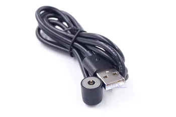 2 ks Power nabíjecí Kabel USB a Male Konektor na Magnet odpružené Pogo Pin 2 Pin 1 Metr 2 Úhlový Adaptér cíl PCB Soderová
