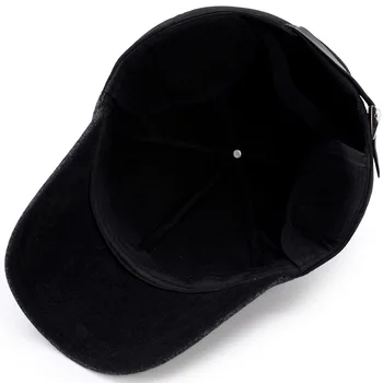2019 nové módní klobouk zimní středního věku teplé baseball cap muži ležérní zimní klapky na uši čepice sportovní pánské klobouky