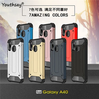 Pro Samsung Galaxy A40 Případě SM-A405, Nárazuvzdorné Gumové Brnění Zpět Telefon Pouzdro Pro Samsung Galaxy A40 Kryt Pro Samsung A40 Případě