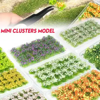 Model Scény Terénu Výroby Simulace Květina Clusteru Divoké Růže Květ Sandbox Hra DIY Miniaturní Krajina Materiál