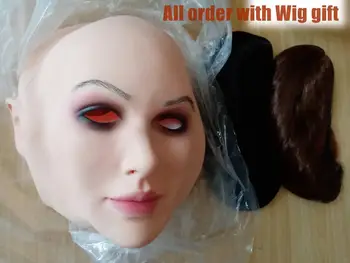 Beatrice Maska na Obličej Realistické Měkké Silikonové Ženy Maska na Maškarní Halloween Maska Pro Crossdresser Drag Queen Transgender 3G