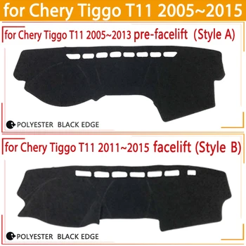 Pro Chery Tiggo T11 2005~Palubní desky Kryt Dashmat Vyhněte se světlo Slunce Odstín Koberce autopříslušenství 2006 2007 2008 2009 2010