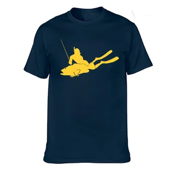 Lov Harpunou RYBY Rybaření Potápěč Fun T Shirt Ležérní Bavlněné Letní Krátký Rukáv Funny T-shirt Mans Tričko Muži Oblečení topy
