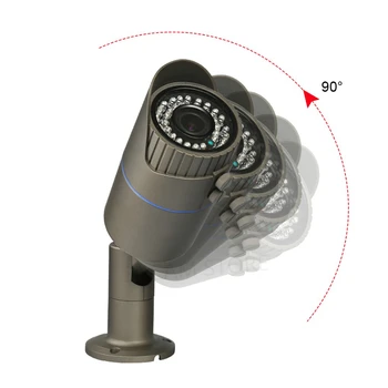 5MP Venkovní AHD CCTV Kamera 2.8-12mm Manuální Zoom Objektiv Vodotěsné BNC Konektor SONY326 Senzor Dohled Bullet Kamera